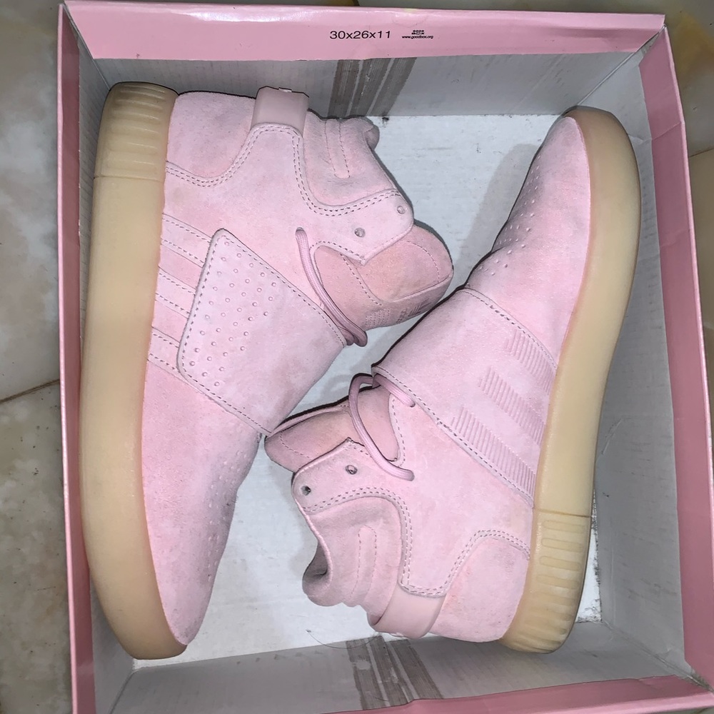 Pink adidas women’s tubular sneakers ! - Picture 3 of 6